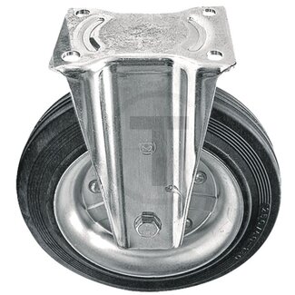 GRANIT Fixed castor rubber - Ø 80 mm