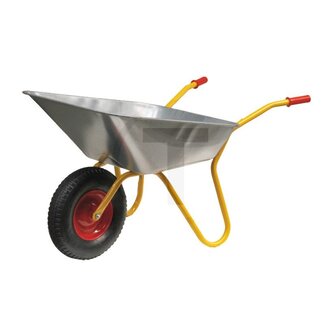 Ravendo Kruiwagen 100L - 815 x 650 mm, Plaatdikte 1 mm, Luchtband 4.00 x 8/4, Kogellager