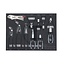 GRANIT BLACK EDITION Dynamic workshop trolley, with tools, 196 pcs.