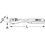 KS Tools 1/2" SlimPOWER omkeerbare ratel - 7889201290 | Volgens DIN 3122 / ISO 3315