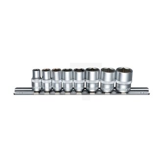 GRANIT BLACK EDITION Socket set 1/4" 8 pcs.