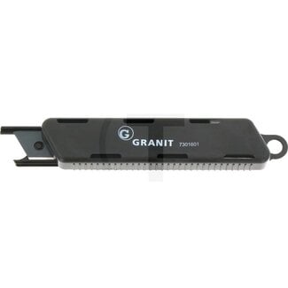 GRANIT BLACK EDITION Replacement snap-off blades for utility knife, pack of 10