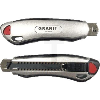 GRANIT BLACK EDITION Utility knife 18 mm