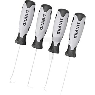 GRANIT BLACK EDITION Hook tool set, 4 pcs.