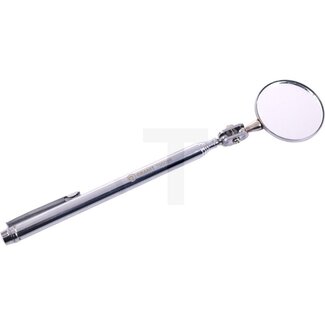 GRANIT BLACK EDITION Teleskopische Spiegel rvs 186 - 534 mm, Spiegel-Ø 38 mm