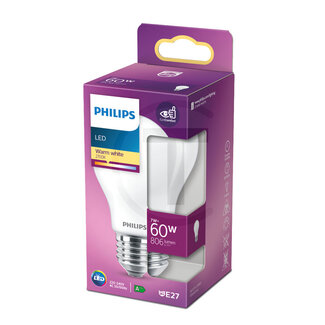 Philips LED classic 60W A60 E27 WW FR ND SRT4