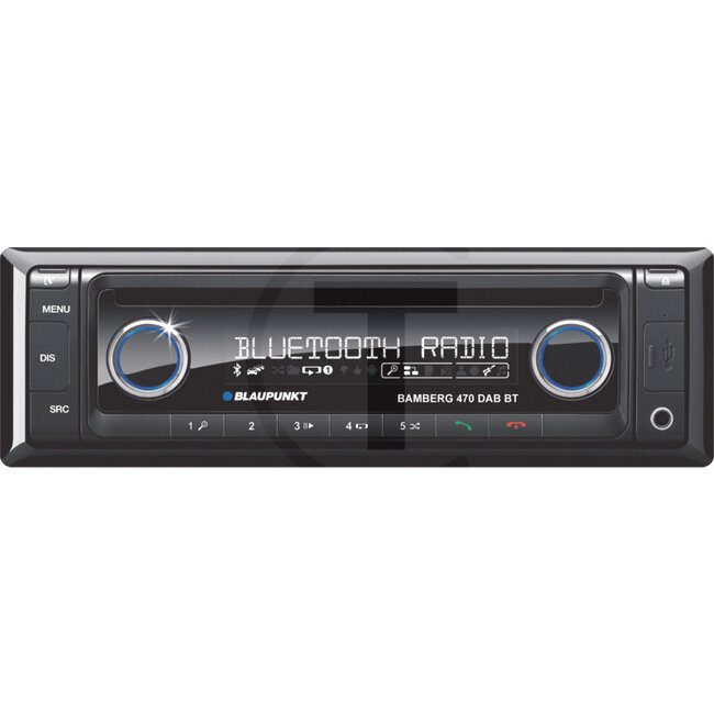 Blaupunkt Bamberg 470 DAB BT radio 12 V, DAB+, Bluetooth, USB, AUX-IN/MIC, CD