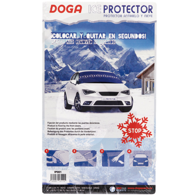 GRANIT ICE Protector sheet - 654998000, IP001 | Dimensions: 2500 x 800 mm | Description: Protective sheet to protect windscreens from snow and ice. Fixed by the front doors.