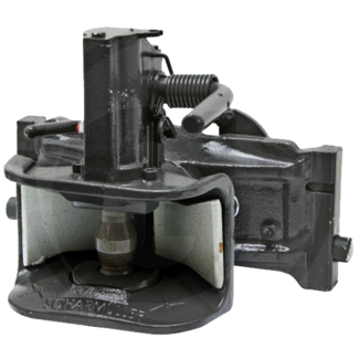 Scharmüller Anhängebock automatisch, rail 330 mm, Bolzen Ø 25 mm, 2500 kg, AGCO Grau