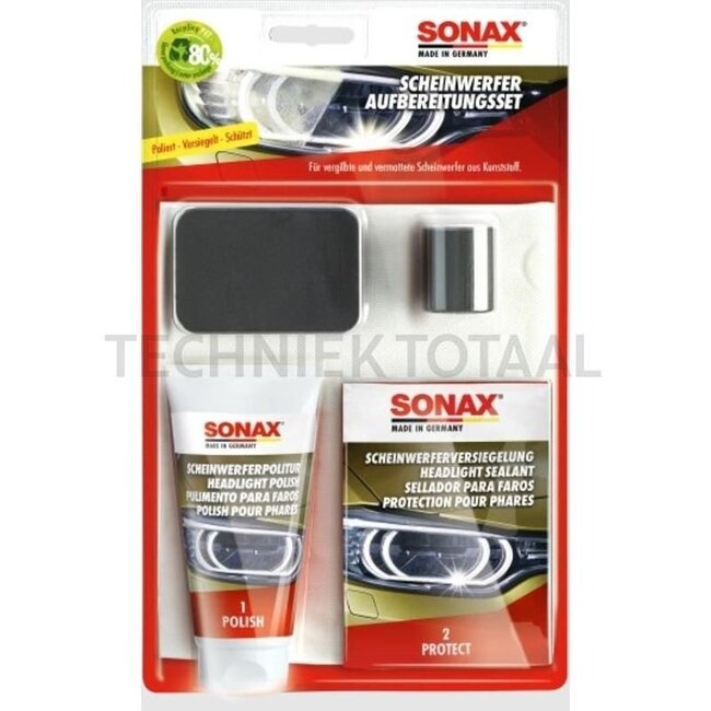 SONAX Sonax Scheinwerfer Aufbereitungset - 4059410, 04059410