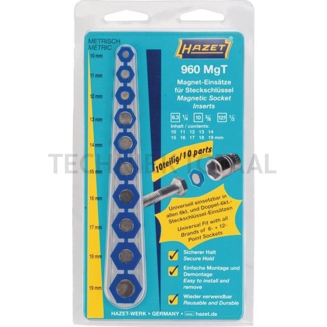 Hazet Magnetic inserts for socket wrenches - 960MGT - 960MGT