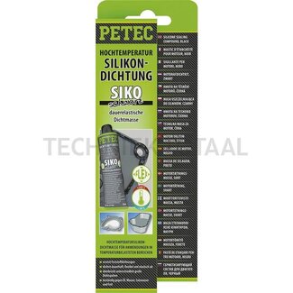 PETEC Silicone black SIKO schwarz