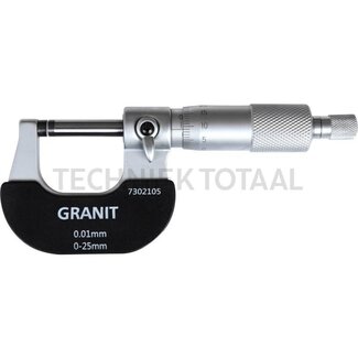 GRANIT BLACK EDITION Micrometer - Meetbereik 0 - 25 mm