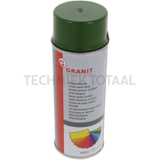 GRANIT Acryl verfspray Bergmann groen nieuw - 400 ml spuitbus