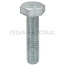 Hexagon head bolt M10x40 - 10 pcs.