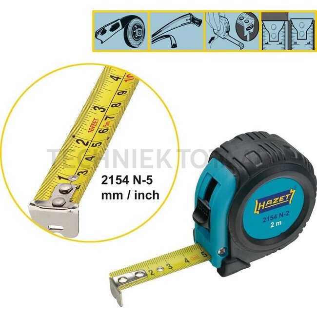 Hazet Measuring tape - 2154N-3 - 2154N-3