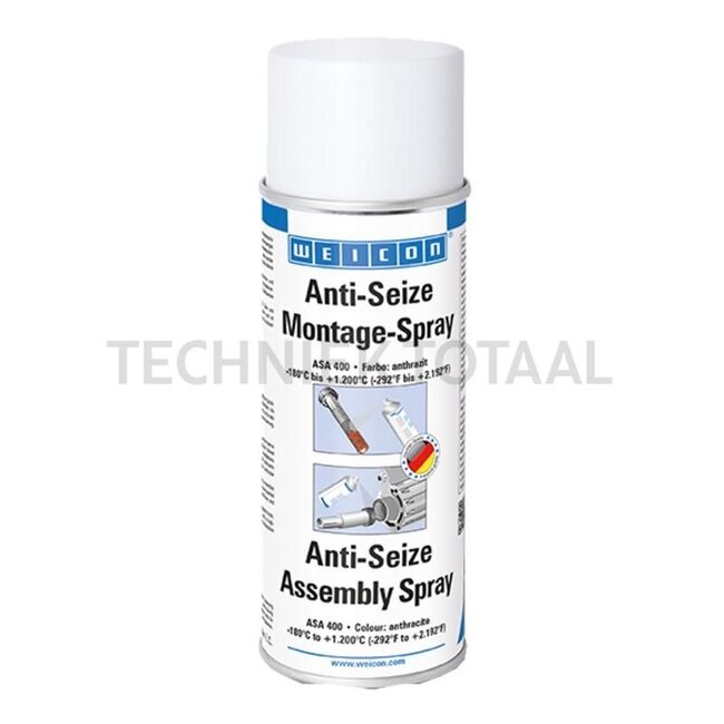 WEICON Montagepaste Anti-Seize High-Tech metallfrei - 120 gramm