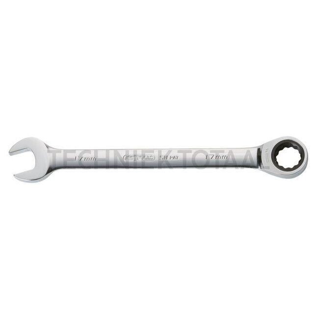KS Tools GEARplus® ringratel-steeksleutel, 15 mm 15 mm - L 200 mm
