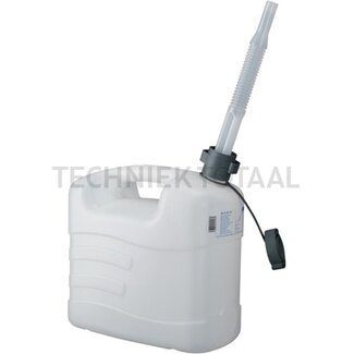 Wasserkanister Polyethylen weiß 330 x 171 x 342 mm - 10 Liter