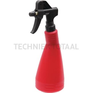 Industri√´le verstuivers 750 ml - Ø 100 mm, Kleur: rood, Hoogte 313 mm