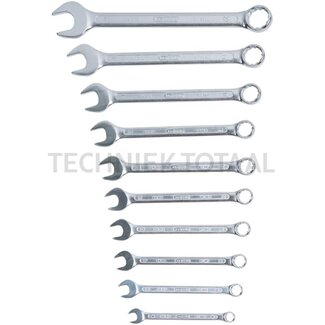 KS Tools Ring-steeksleutelset, gebogen 10-delig 8 - 22 mm 10-teilig