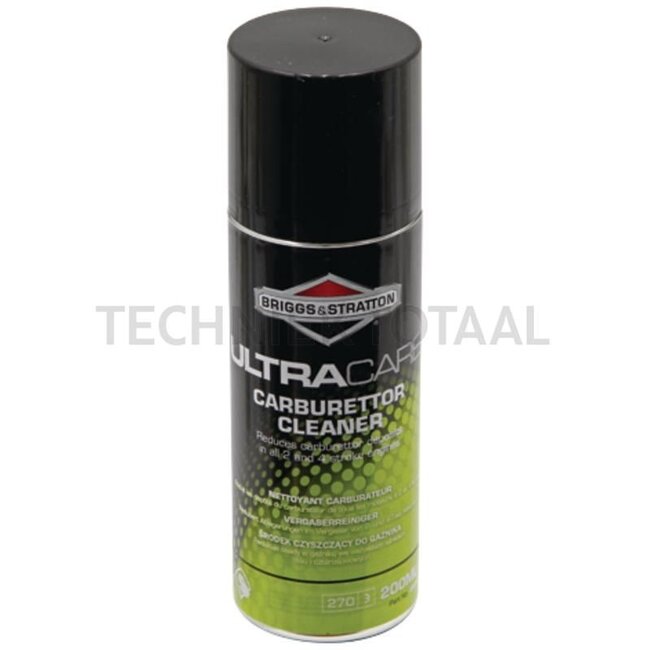 Briggs & Stratton Ultra Care Vergaserreiniger Zum Reinigen, Lösen und Schmieren der beweglichen Teile im Vergaser wie Nadeln, Ventile und Düsen. - 200 ml - 992419