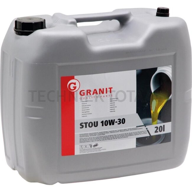 GRANIT Universal oil STOU SAE 10W-30 Universal tractor oil STOU SAE 10W-30, 20 litres - 20 litres