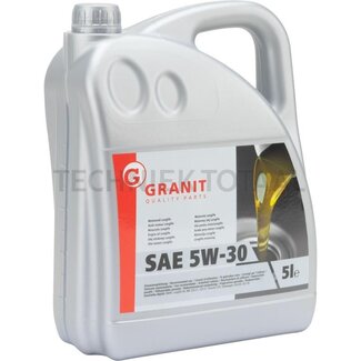 GRANIT Motorolie SAE 5W-30 Longlife (LL) Hoogwaardige lichtlopende motorolie - 5 liter