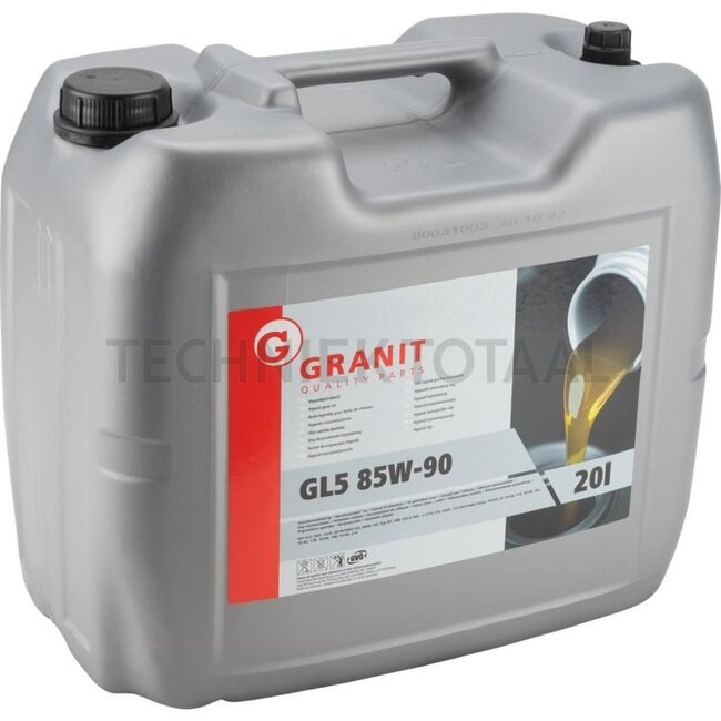 GRANIT hypoïde transmissie-olie GL5 SAE 85W-90 - 20 liter