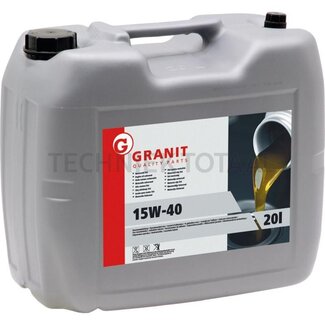 GRANIT Motoröl SAE 15W-40 - 20 Liter