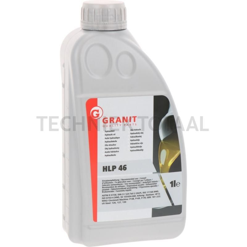 Hydraulic oil GRANIT hydraulic oil HLP 46 1 l Techniek Totaal