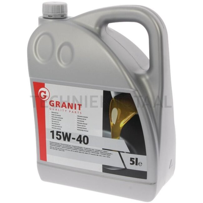 GRANIT Motorolie Motorolie SAE 15W-40 - 5 liter