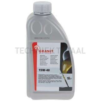GRANIT Motorolie Motorolie SAE 15W-40 - 1 liter
