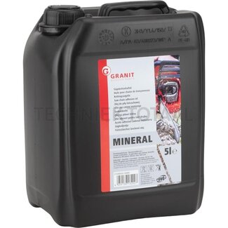 GRANIT Mineral oil-based saw chain adhesive oil GRANIT mineral-based chain oil, 5 l  ISO VG 100 - 5 l