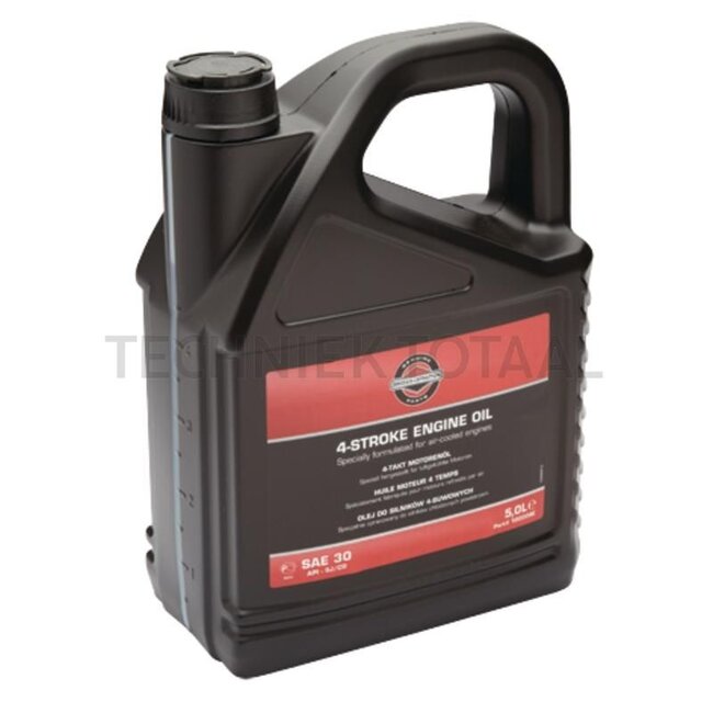 Briggs & Stratton 4-takt motorolie SAE 30 - 5,0 liter - 715100009E, 100009E