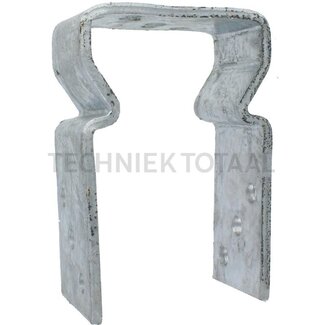 GRANIT Paalhouder gegalvaniseerd 91 mm