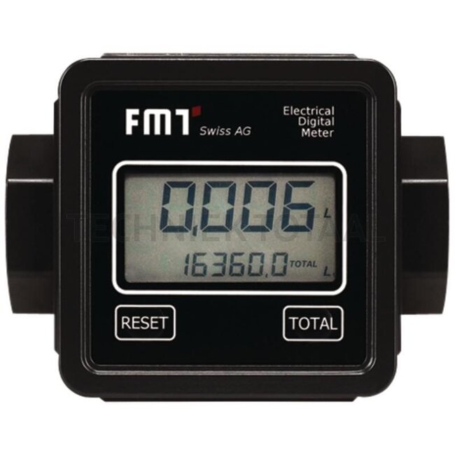 Digitaal ingebouwde meter - Afmetingen L x B x H 110 x 85 x 55 mm, Afmetingen: buiten 110 LxBxH - 50023295, 23295 | Afmetingen L x B x H: 110 x 85 x 55 mm