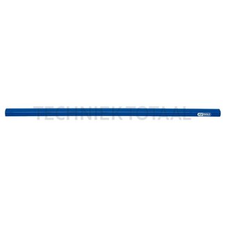 KS Tools Potlood blauw, plat/ovaal, hardheid: HB, lengte: 250 mm - Toepassingen: voor vochtige oppervlakken