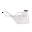 Universal filling can, transparent With locking cap, filling cap and strainer insert