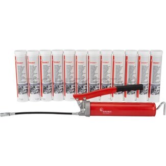 Pompe à graisse + 12 x graisse 400 g