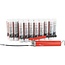 Actie-set vetspuit M10 x 1 + universeel vetpatroon 400 gram - 12 stuks