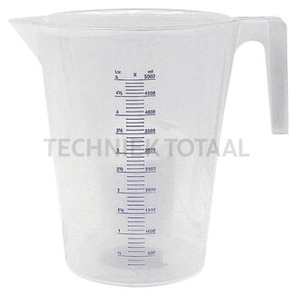 Maatbeker kunststof 0,5 liter