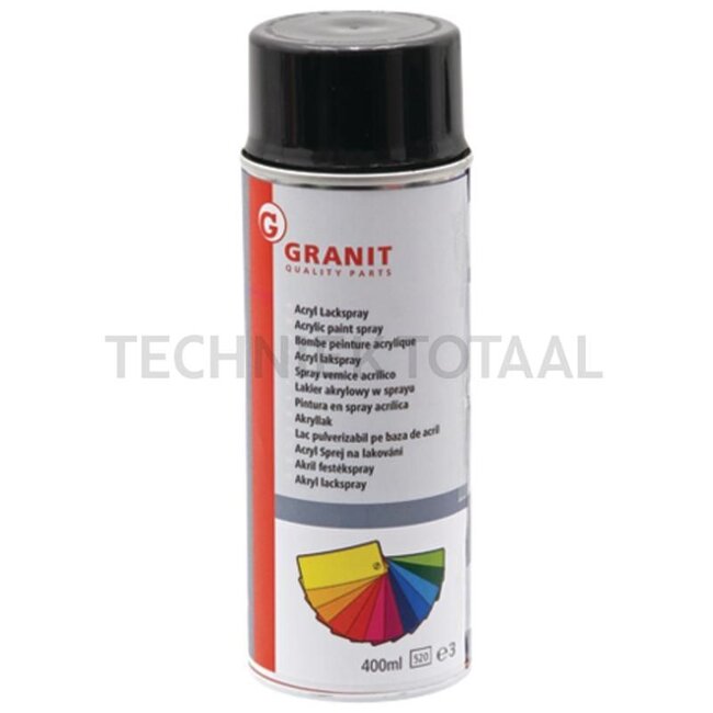 GRANIT Verf RAL 1006 maïsgeel Acryl verfspray - 400 ml spuitbus