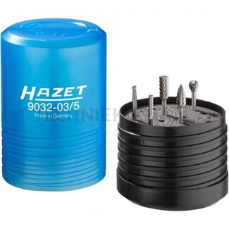 Hazet Solid hard metal burr set 3 mm, 5-piece