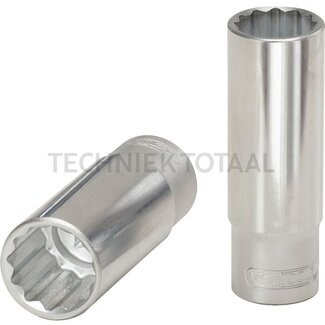 KS Tools 1/2" double hex socket, long, 14 mm