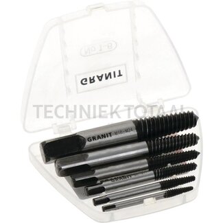 GRANIT BLACK EDITION Screw extractor set M3 - M24 - 6 pieces