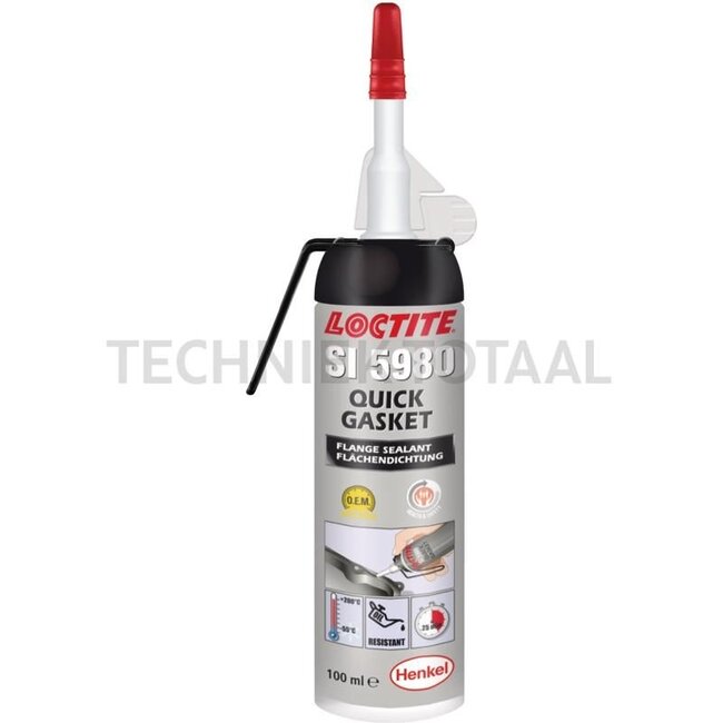 Loctite / Teroson Silikondichtung SI 5980 schwarz - 100 ml