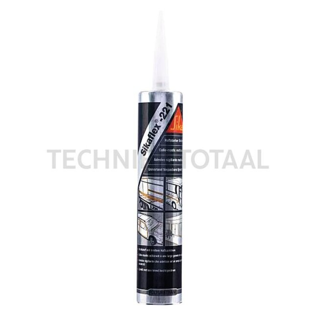 Sika Cartridge, Sikaflex 221 black, 300 ml