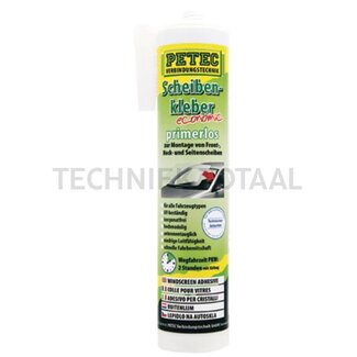 PETEC Glass adhesive - 290 ml cartridge