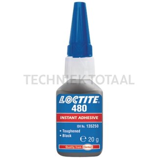 Loctite / Teroson Instant adhesive, Loctite 480, 20 g 20 g - 20 g bottle